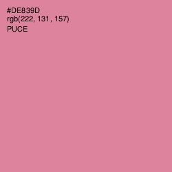 #DE839D - Puce Color Image