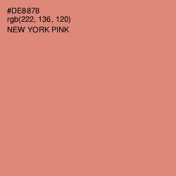 #DE8878 - New York Pink Color Image