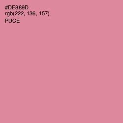 #DE889D - Puce Color Image