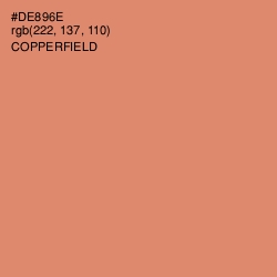 #DE896E - Copperfield Color Image