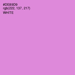 #DE89D9 - Light Orchid Color Image