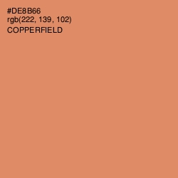 #DE8B66 - Copperfield Color Image