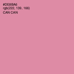 #DE8BA6 - Can Can Color Image