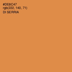#DE8C47 - Di Serria Color Image