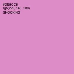 #DE8CC8 - Shocking Color Image