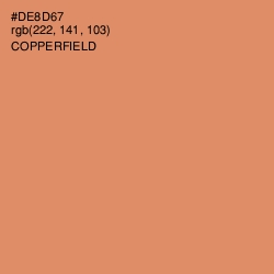 #DE8D67 - Copperfield Color Image