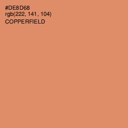 #DE8D68 - Copperfield Color Image