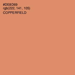 #DE8D69 - Copperfield Color Image