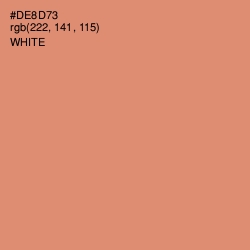 #DE8D73 - New York Pink Color Image