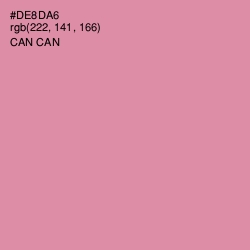 #DE8DA6 - Can Can Color Image