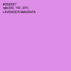 #DE8EE7 - Lavender Magenta Color Image