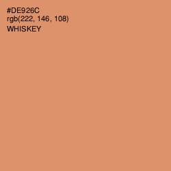 #DE926C - Whiskey Color Image