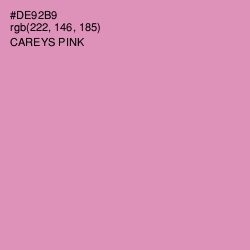 #DE92B9 - Careys Pink Color Image