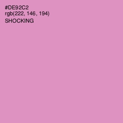 #DE92C2 - Shocking Color Image