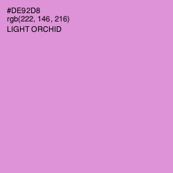 #DE92D8 - Light Orchid Color Image