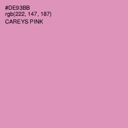 #DE93BB - Careys Pink Color Image