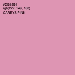 #DE95B4 - Careys Pink Color Image