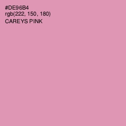 #DE96B4 - Careys Pink Color Image