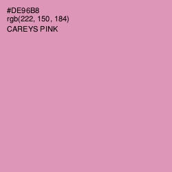 #DE96B8 - Careys Pink Color Image