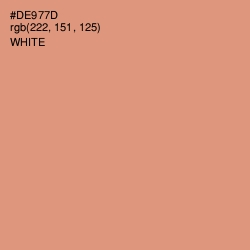 #DE977D - Burning Sand Color Image