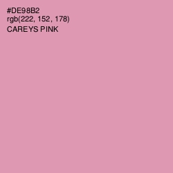 #DE98B2 - Careys Pink Color Image