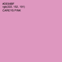 #DE98BF - Careys Pink Color Image