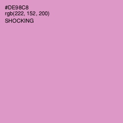 #DE98C8 - Shocking Color Image