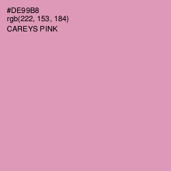 #DE99B8 - Careys Pink Color Image