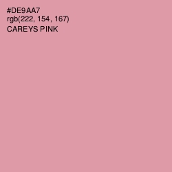 #DE9AA7 - Careys Pink Color Image