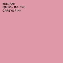 #DE9AA9 - Careys Pink Color Image