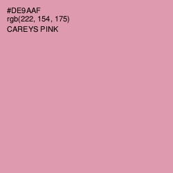 #DE9AAF - Careys Pink Color Image