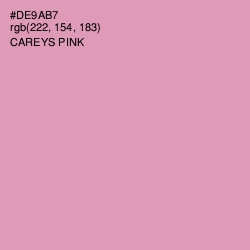 #DE9AB7 - Careys Pink Color Image