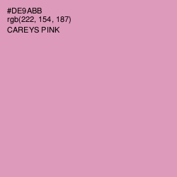 #DE9ABB - Careys Pink Color Image