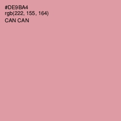 #DE9BA4 - Can Can Color Image