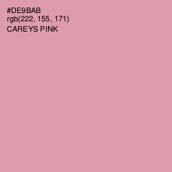 #DE9BAB - Careys Pink Color Image