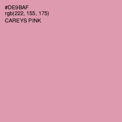 #DE9BAF - Careys Pink Color Image