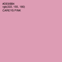 #DE9BB4 - Careys Pink Color Image