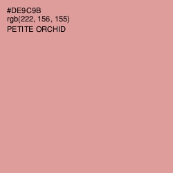 #DE9C9B - Petite Orchid Color Image