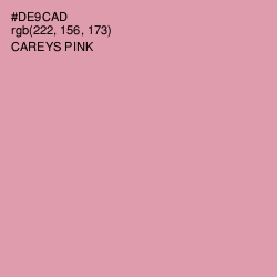 #DE9CAD - Careys Pink Color Image