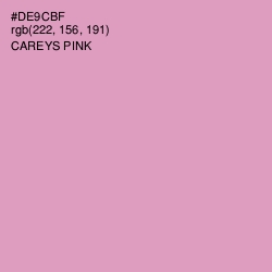 #DE9CBF - Careys Pink Color Image