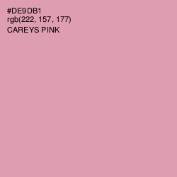 #DE9DB1 - Careys Pink Color Image