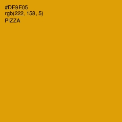 #DE9E05 - Pizza Color Image