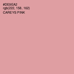#DE9EA2 - Careys Pink Color Image