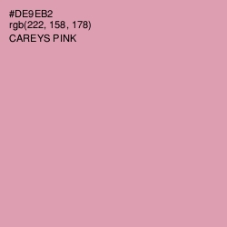 #DE9EB2 - Careys Pink Color Image