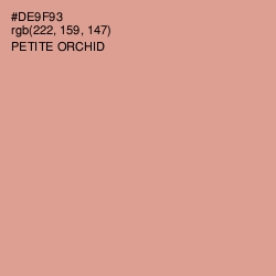 #DE9F93 - Petite Orchid Color Image