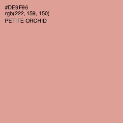 #DE9F96 - Petite Orchid Color Image