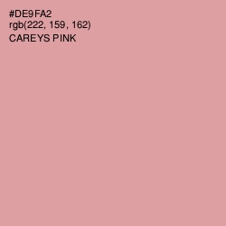 #DE9FA2 - Careys Pink Color Image