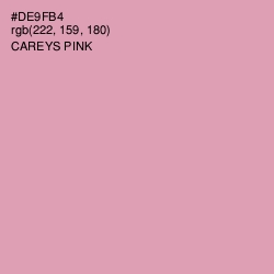 #DE9FB4 - Careys Pink Color Image