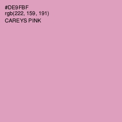 #DE9FBF - Careys Pink Color Image