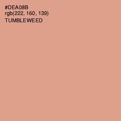 #DEA08B - Tumbleweed Color Image